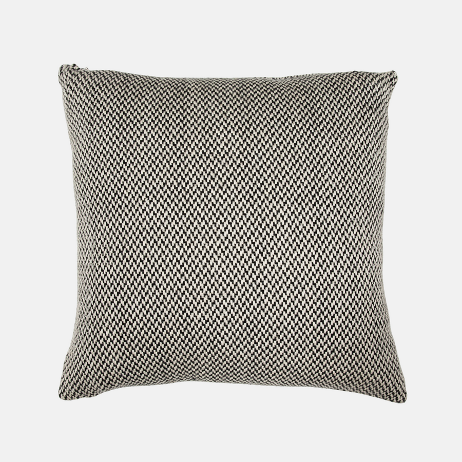 Black and White Arlequin Square Pillow