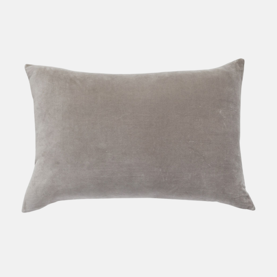 Velvet Linen Lumbar Pillows