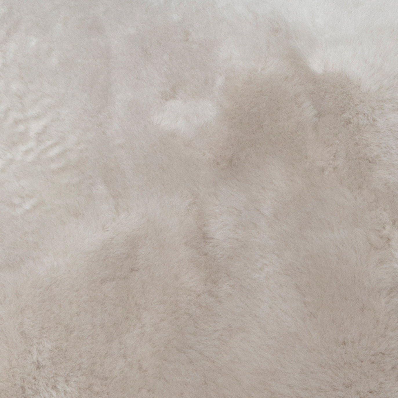 Short Wool Pillow in Light Grey