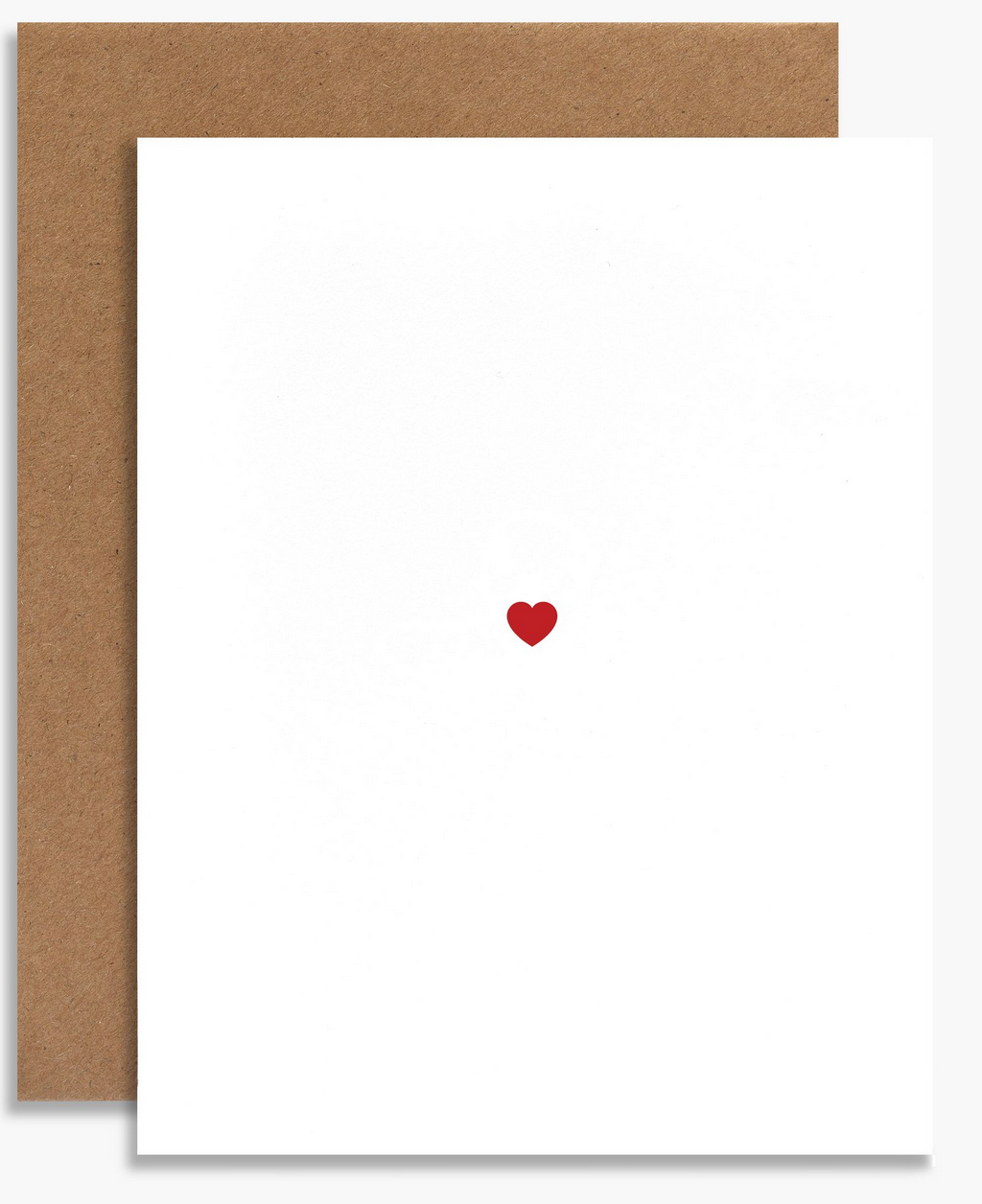 Greeting Card - Red Heart