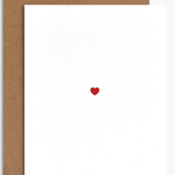 Greeting Card - Red Heart