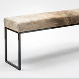 Hide Bench in Cream
