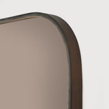 Camber Wall Mirror in Bronze