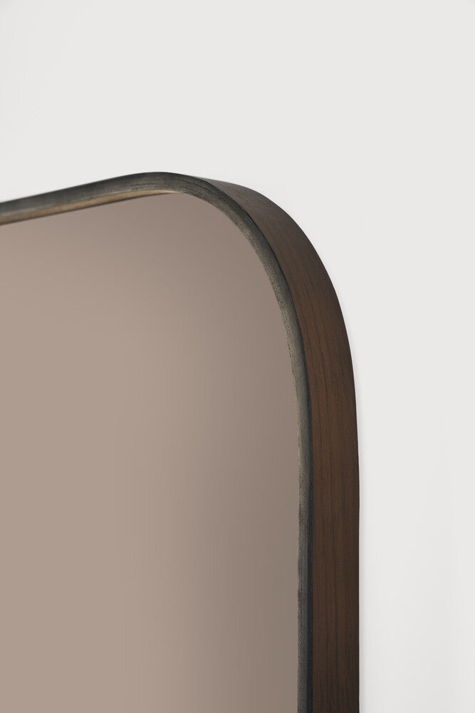 Camber Wall Mirror in Bronze