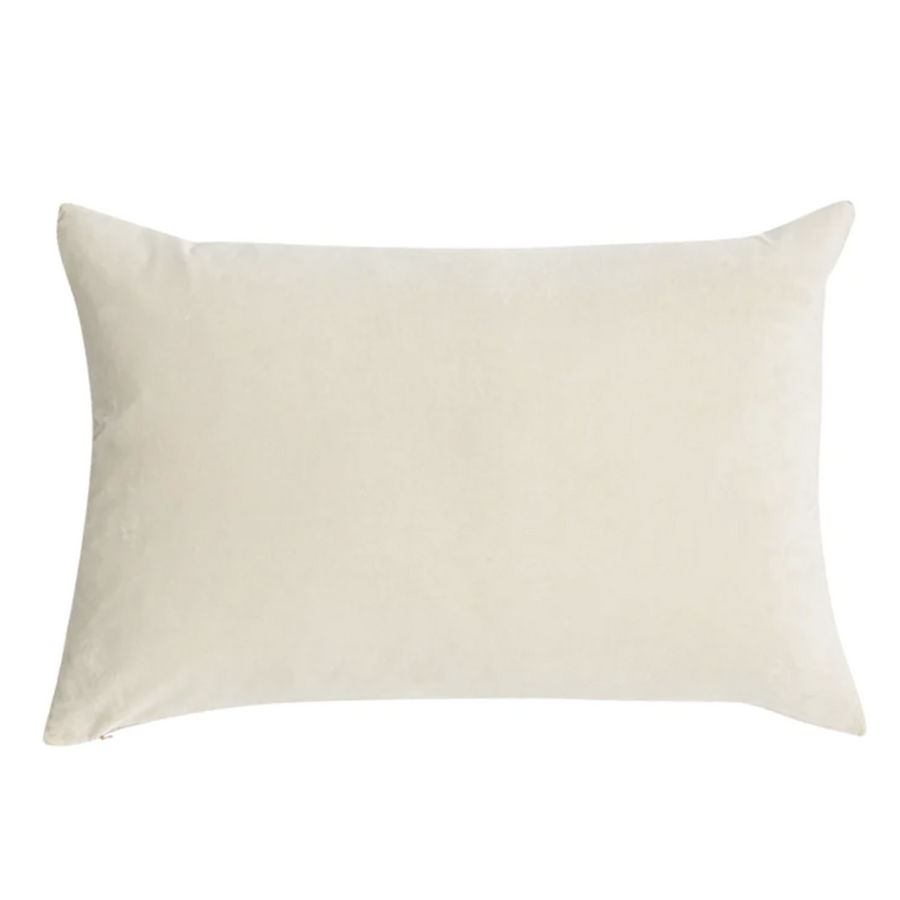 Velvet Linen Lumbar Pillows