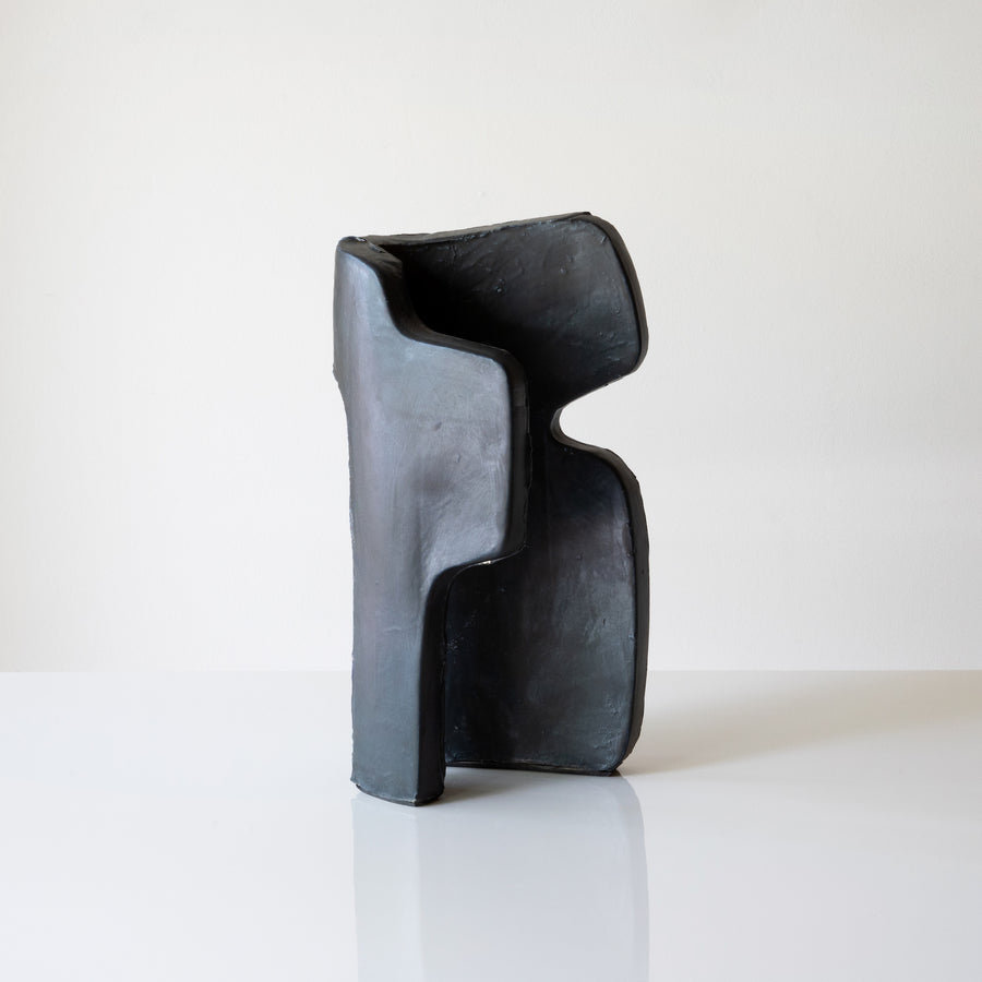Abstract Sculptures in Dark Grey