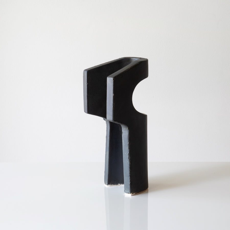 Abstract Sculptures in Dark Grey