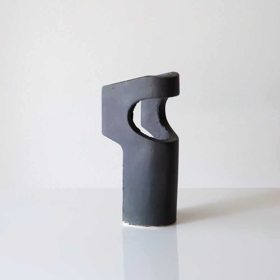 Abstract Sculptures in Dark Grey