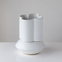 Oval Scallop Vases