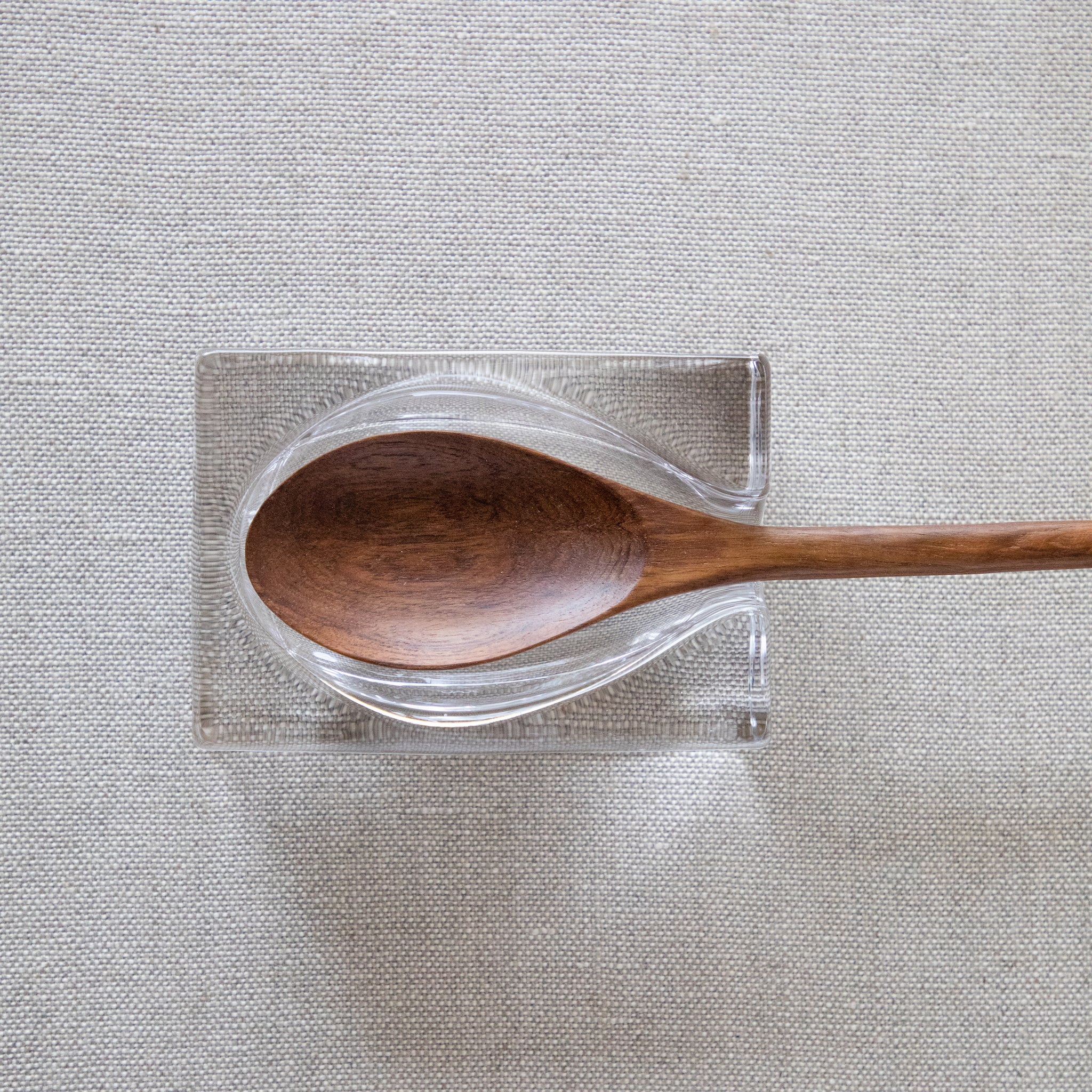 Cruet Glass Spoon Rest