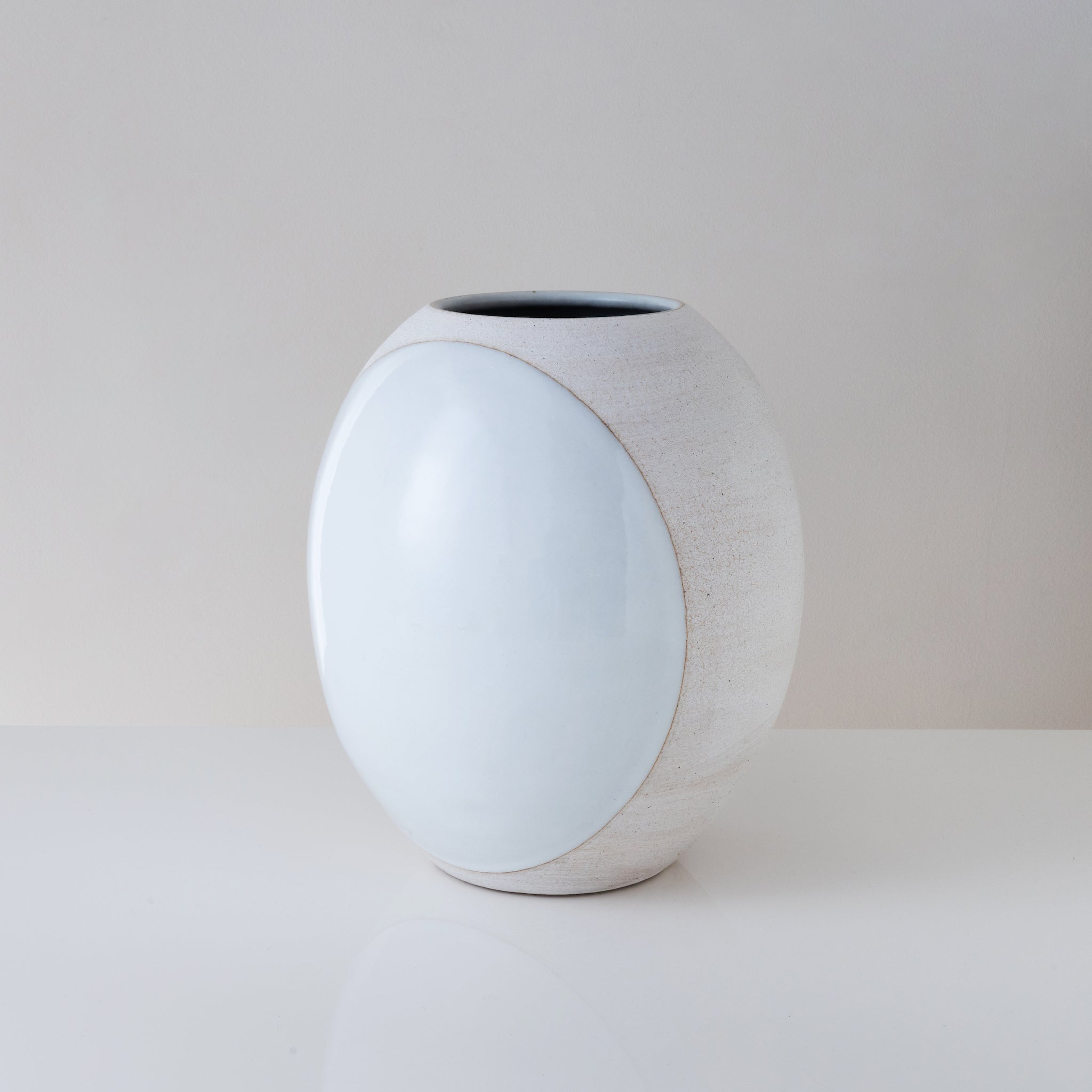 Full Moon Vases in White