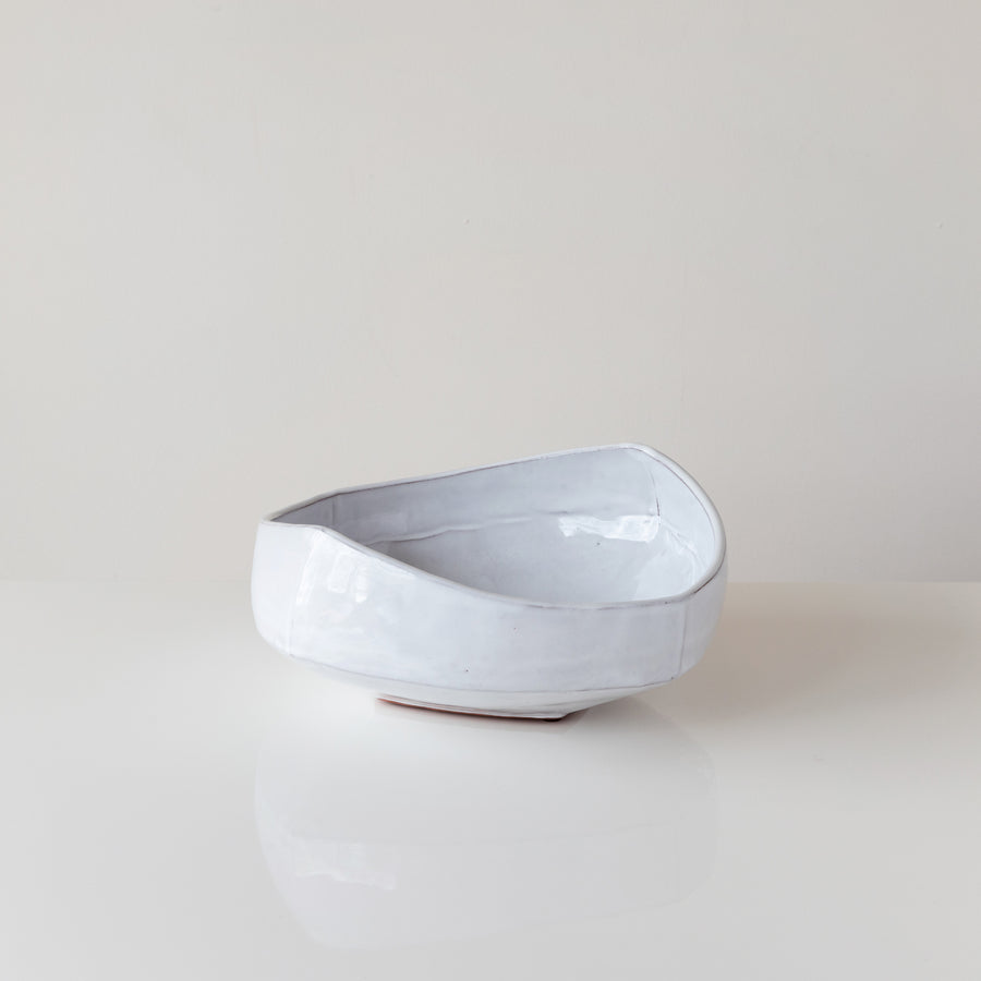 Square Nesting Bowls in White