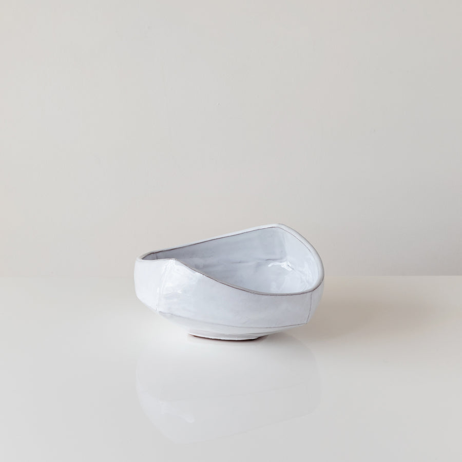 Square Nesting Bowls in White