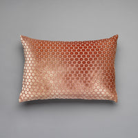Ombre Velvet Dots Lumbar Pillows