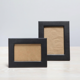 Black Leather Frames