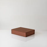 Leather Bookboxes in Cognac