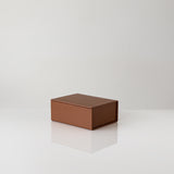 Leather Bookboxes in Cognac
