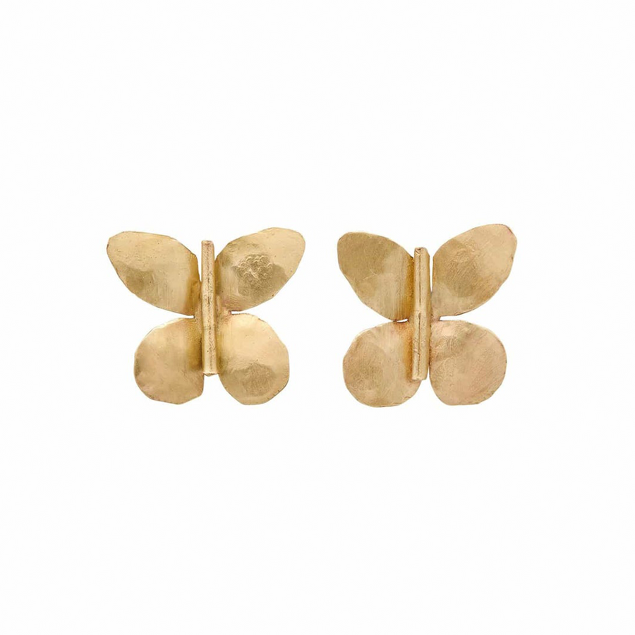 Petite Butterfly Bronze Earrings