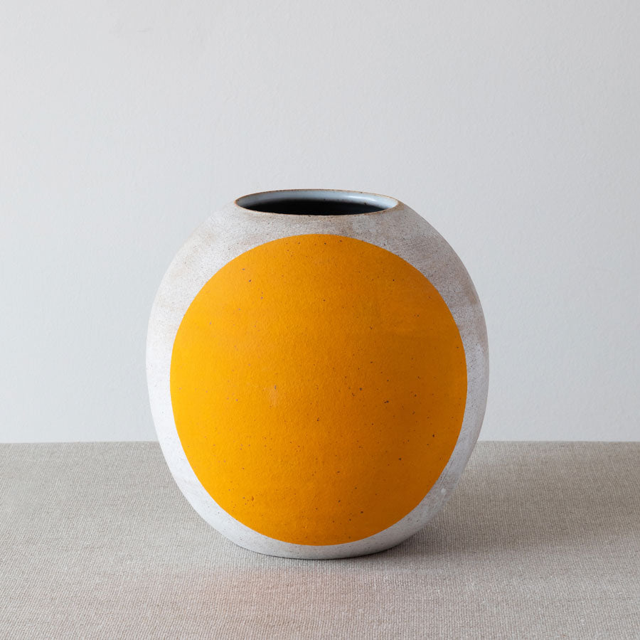 Full Moon Marigold Vase