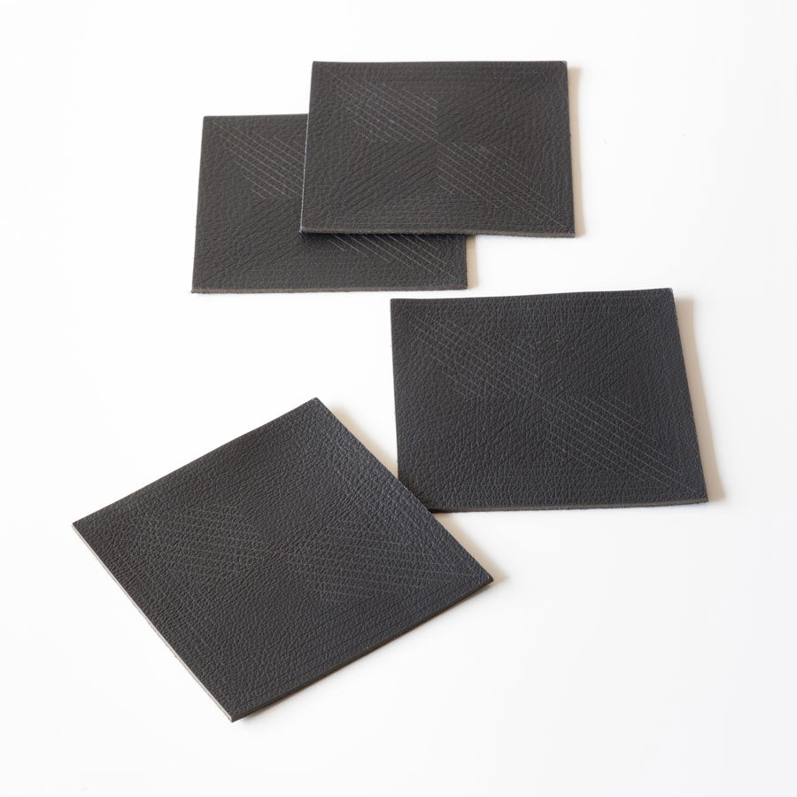 Leather Square Coasters