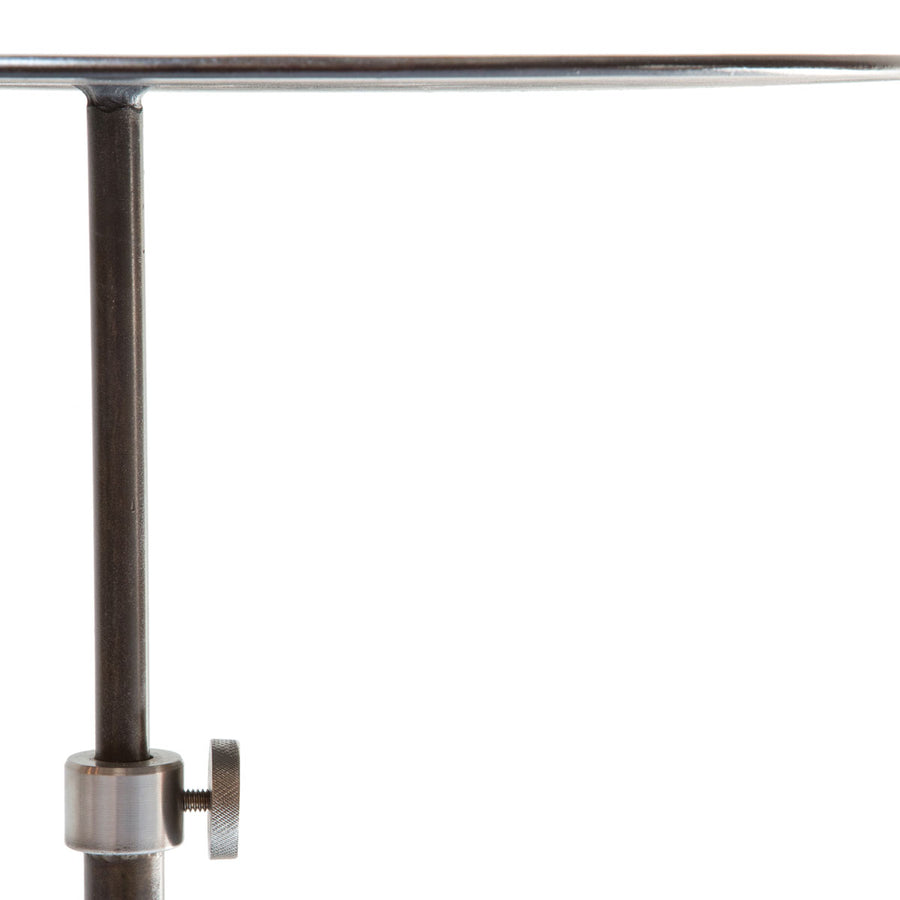 Adjustable Steel Pedestal Table