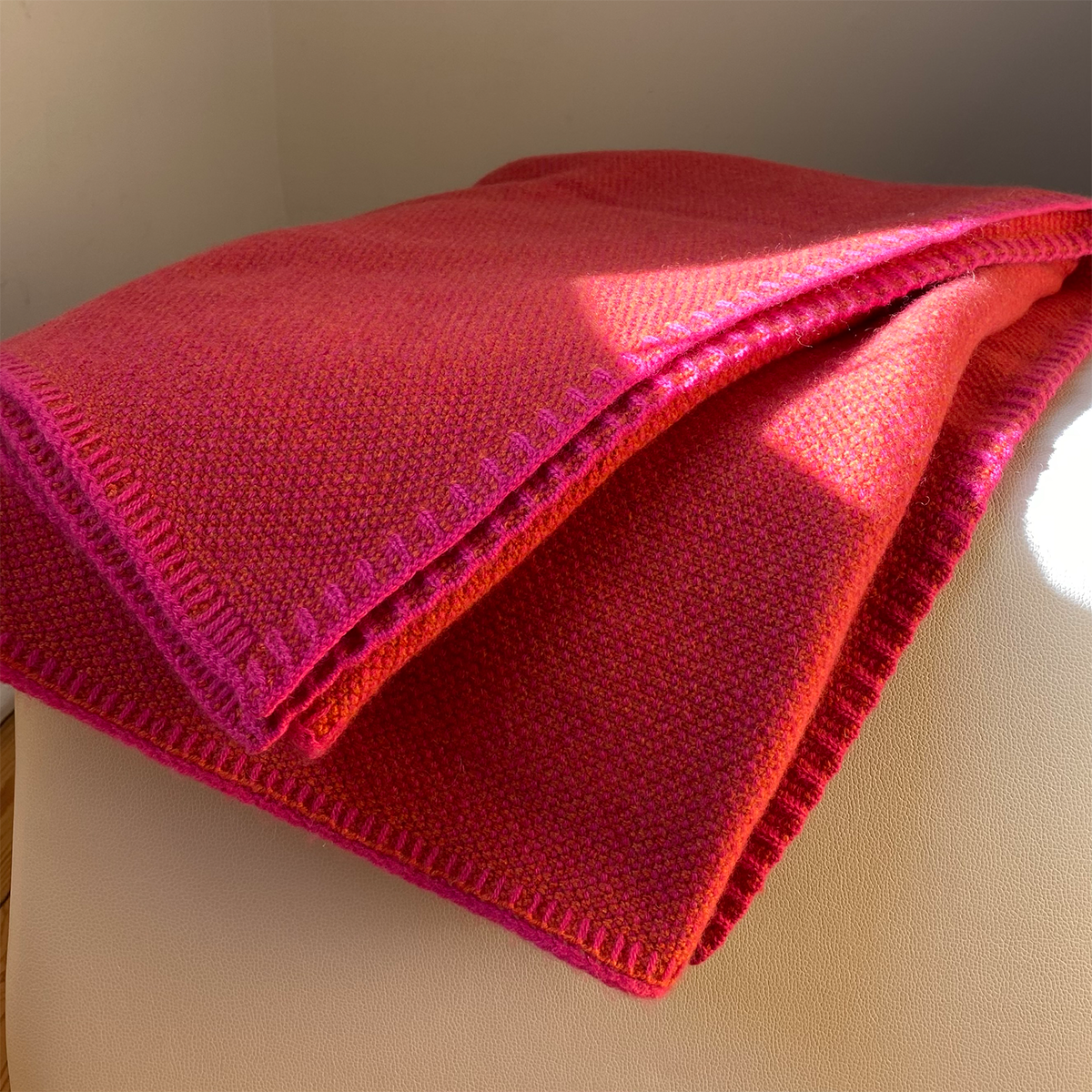 Bird's Eye Knit Throw