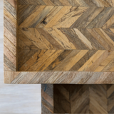 Wood Chevron Tray