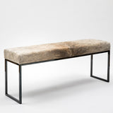 Hide Bench in Cream