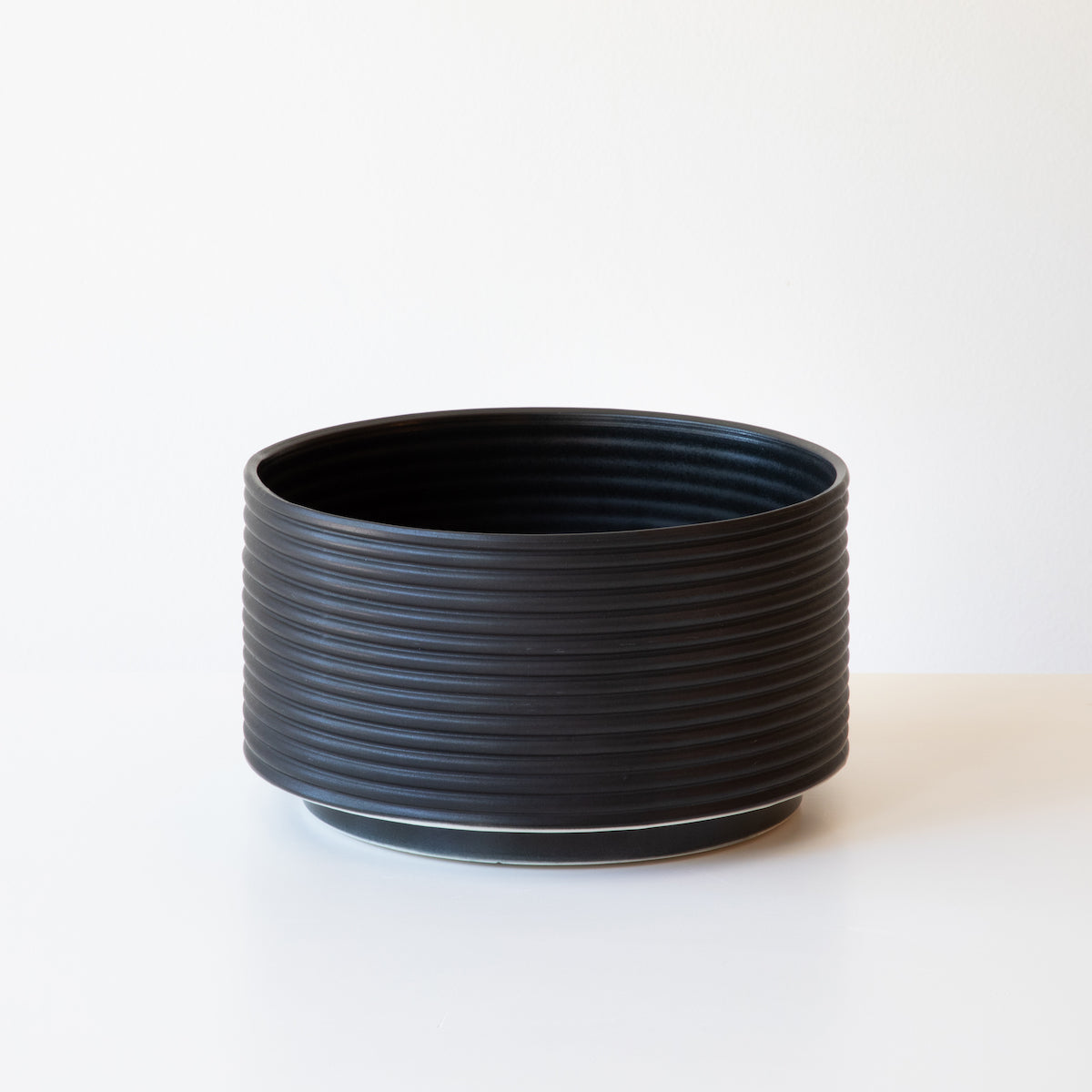 Porcelain Planters in Black