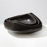Square Nesting Bowls in Black