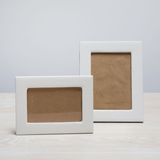White Leather Frames